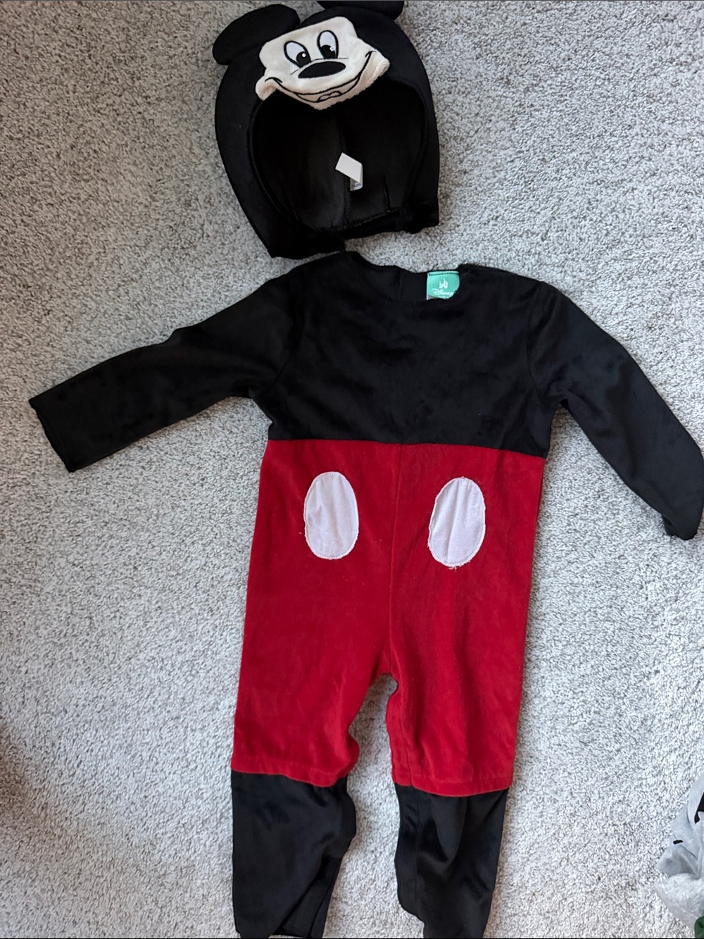 Mickey Mouse costume, 2T
